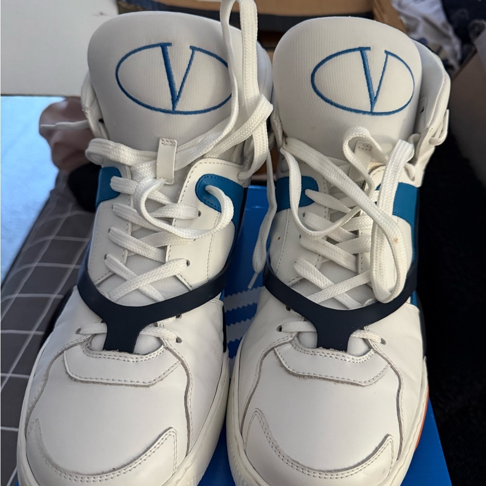 Valentino Garavani Cream Fabric Bag
